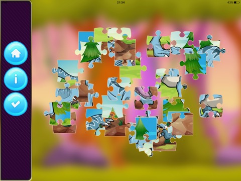 恐竜の子供のジグソーパズル マーブル キッズ アプリゲーム 子供のおすすめ画像5