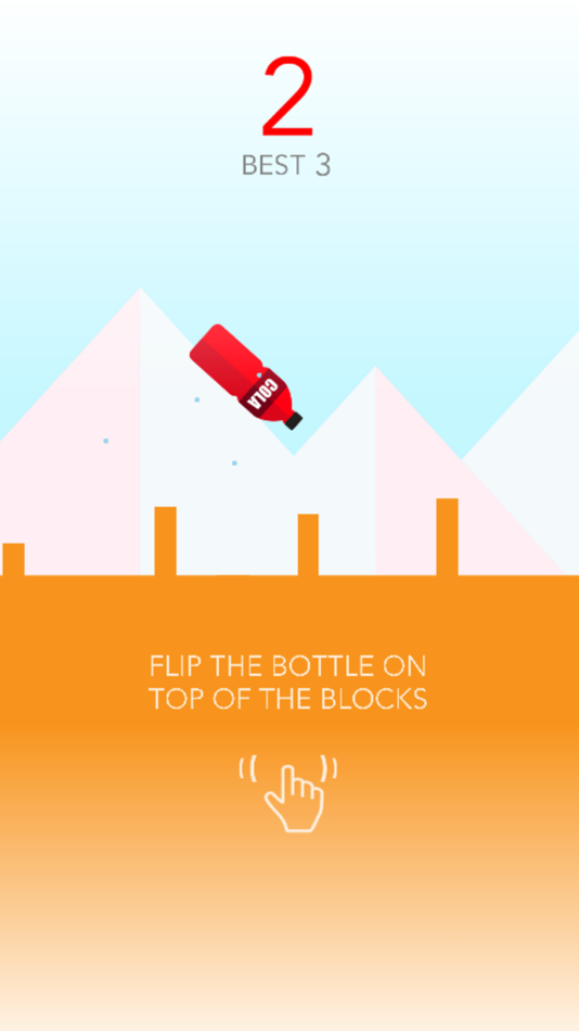 #2. Flip Cola Bottle Challenge (iOS) 由: Simon Crack