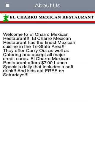 El Charro Mexican Restaurant - Evansville screenshot 2