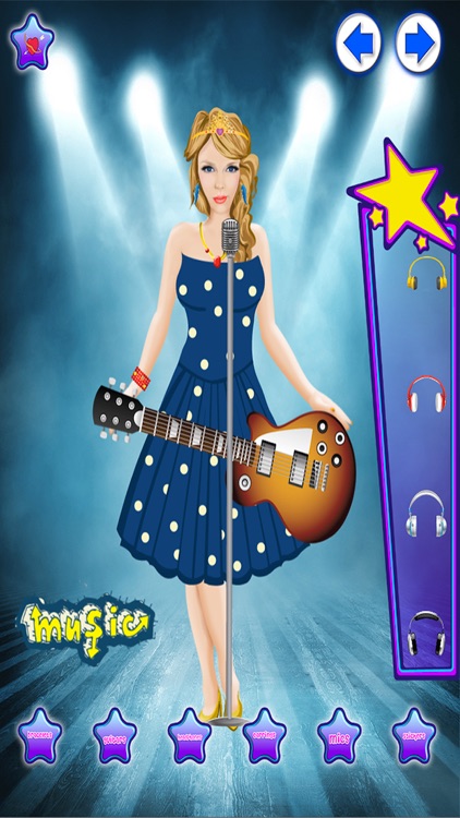 Celebrity Pop Star Salon Dress Up Virtual Makeover