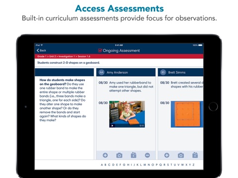 SCOUT Observational Assessment App screenshot 2