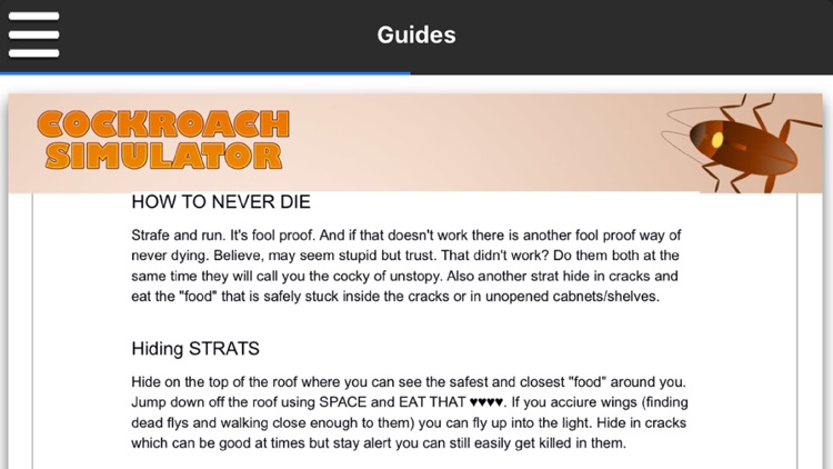 Pro Game for Cockroach Simulator