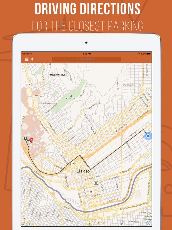 UTEP Maps App