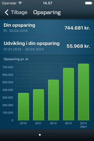 Mobilpension screenshot 3