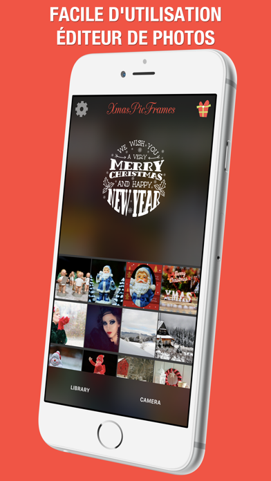 Screenshot #1 pour XmasPicFrames – Bonne Année & Joyeux Noël Cadres