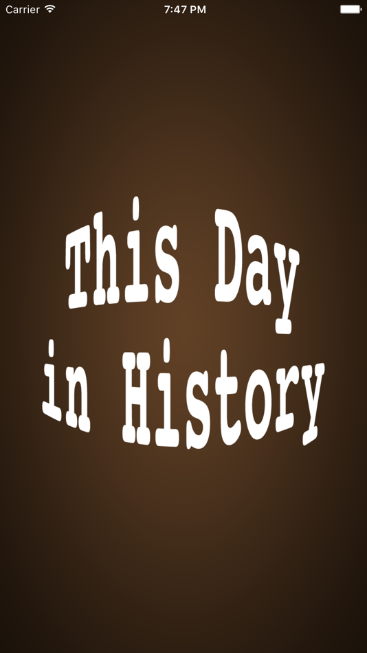 This Day in History - Historical Events That Occurred On This Day, Every Day - 1.0.1 - (iOS)