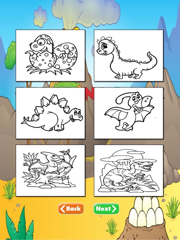 Screenshot #4 pour Dinosaur Coloring Book Toutes les pages Free HD