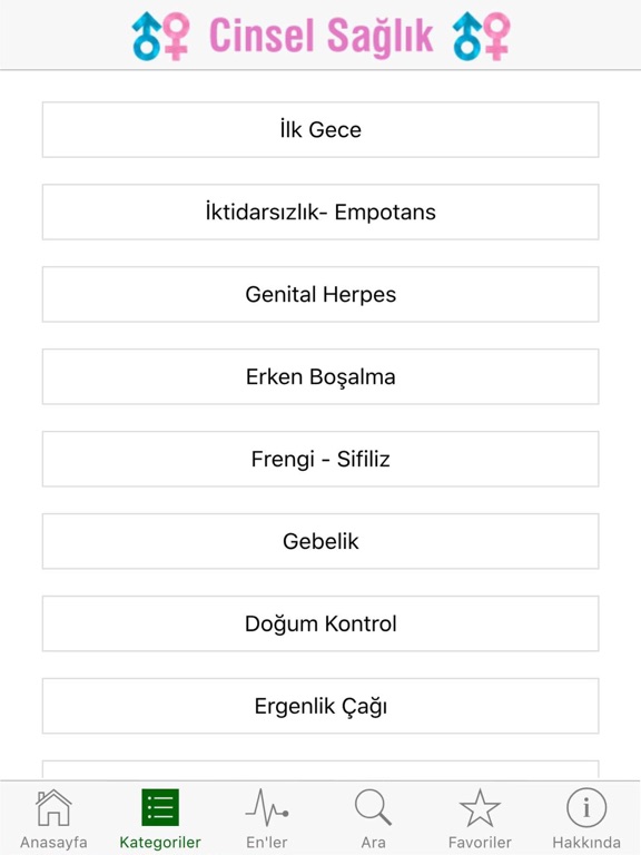 Screenshot #6 pour Cinsel Sağlık - Cinsel Problemler - Cinsel Sorular