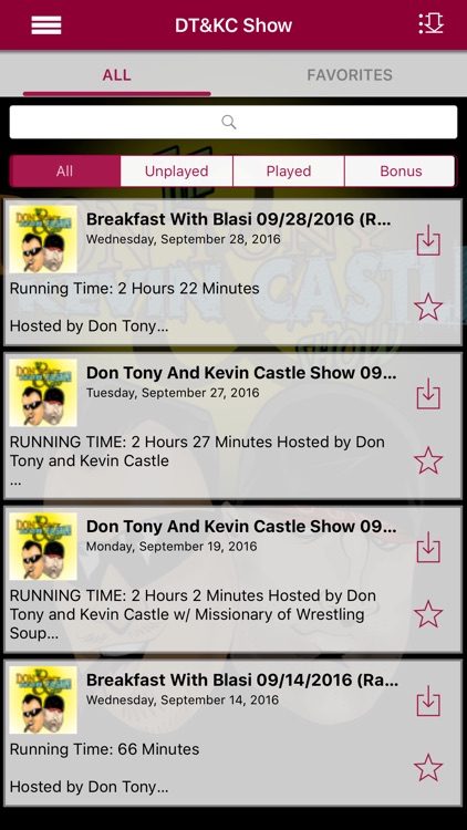 Don Tony And Kevin Castle Show