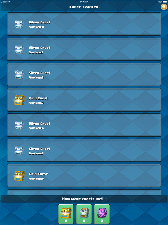 Screenshot #5 pour Chest Tracker for Clash Royale - Chest Circle