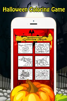 Game screenshot Хэллоуин Книжка-раскраска Дети Кошелек или жизнь hack