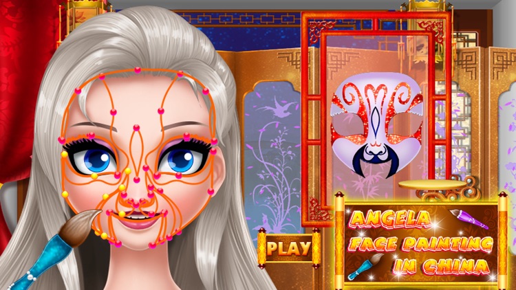 Angela Face Painting In China