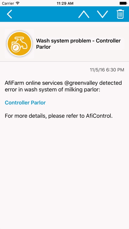 Afimilk Notifications
