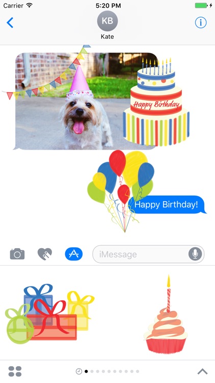 Happy Birthday sticker pic - stickers for iMessage