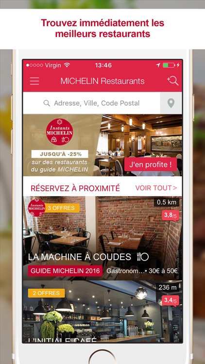 MICHELIN Restaurants - Recherche et Réservation screenshot-0
