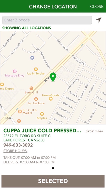 Cuppa Juice Lake Forest by KIPOS LABS