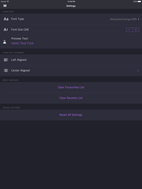 Hymns (English) iPad screenshot 5 - Reference app