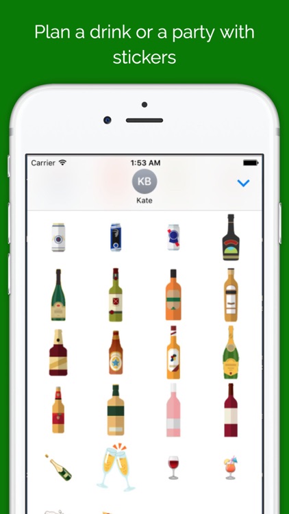 Beer Bottle Stickers for iMessage - emoji