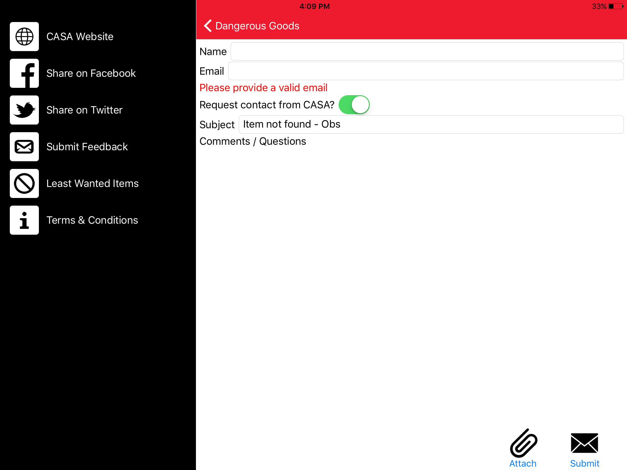 Can I pack that? - Dangerous Goods App