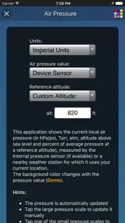 air pressure free iphone screenshot 3