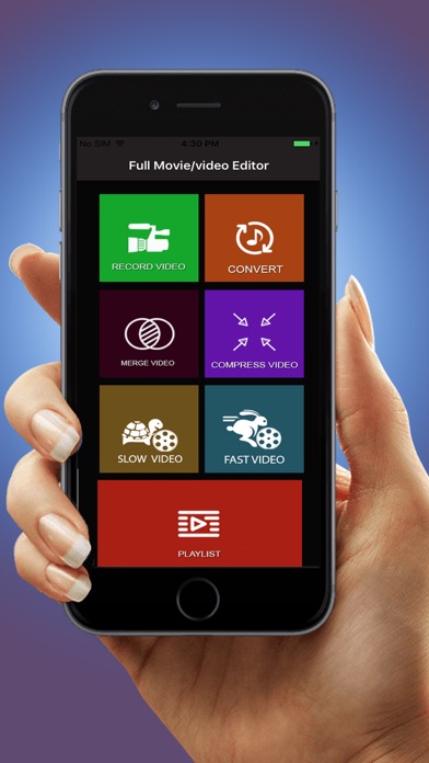 Screenshot #1 pour Full Movie & Video Editor