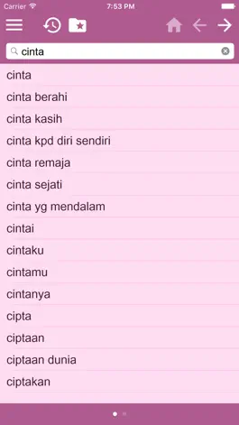 Game screenshot English Indonesian dictionary free hack