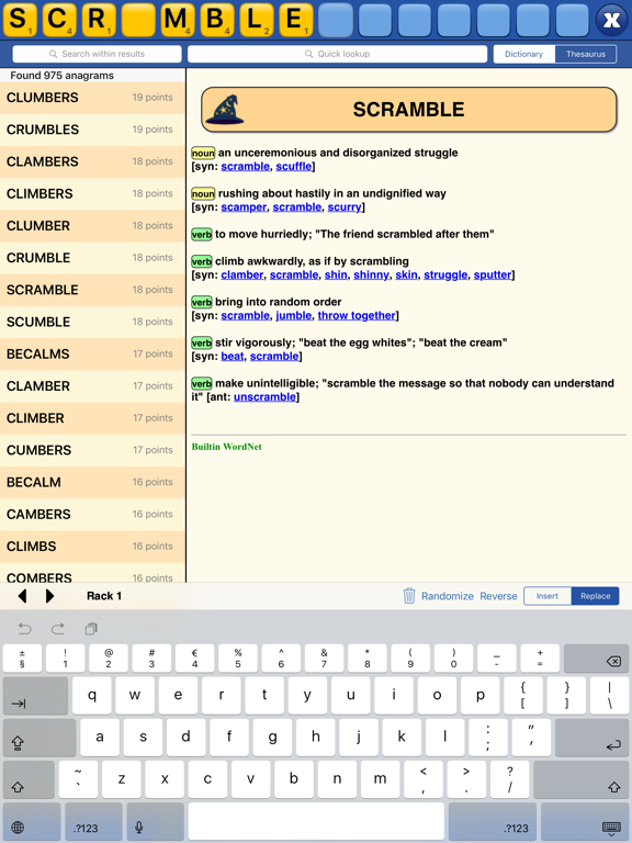 Anagram Wizard for Wordfeud & Words with Friendsのおすすめ画像2