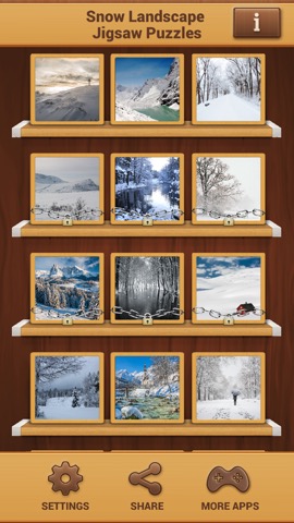 Snow Landscape Puzzle Game - Winter Jigsaw Puzzlesのおすすめ画像1