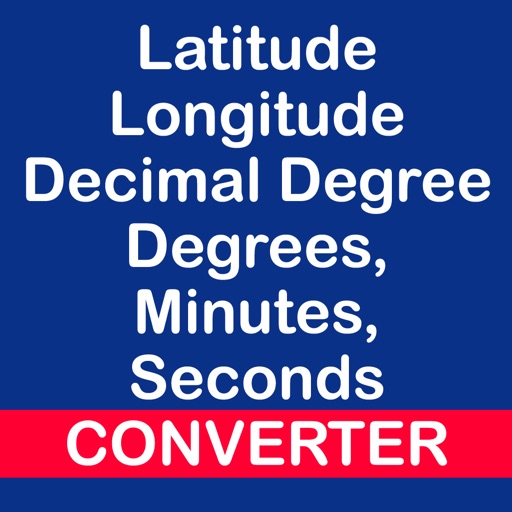 Coordinate Converter – Latitude Longitude DD DMS icon