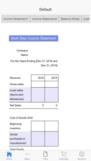 financial statements iphone screenshot 4