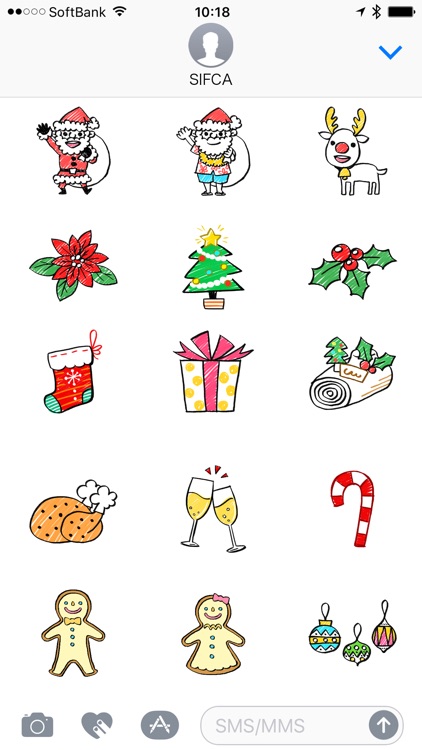 Cute Christmas Stickers - Emoji TOKYO