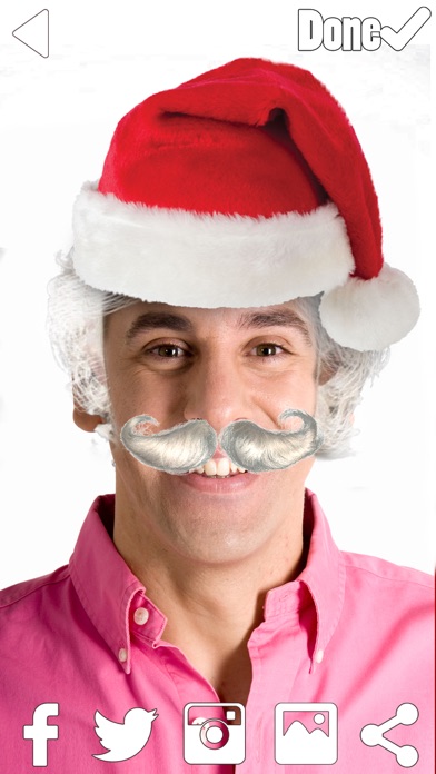 Screenshot #3 pour Noël Salon Coiffure Barbe & Moustache Autocollants