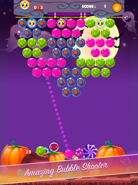 Bubble Magic Monster Shooter iPad screenshot