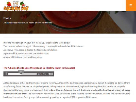 Screenshot #5 pour Alkaline Diet Plan: Alkaline Diet Foods & Benefits