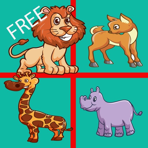 Kids Coloring Book New Cute Animals Icon