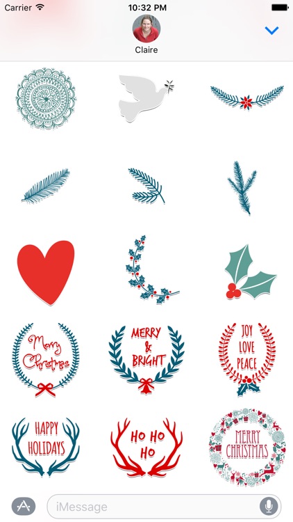 Christmas Stickers for iMessage screenshot-3