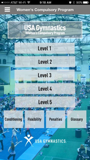 USA Gymnastics Women's Compulsory Program(圖1)-速報App