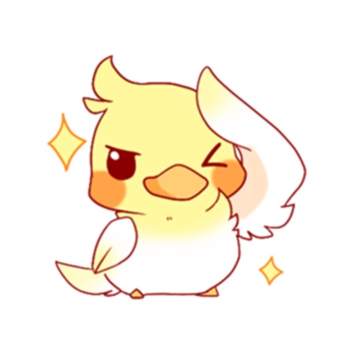 Lovely Bird Sticker Icon