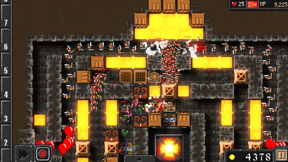 Captura de pantalla de Dungeon Warfare en iPhone 3