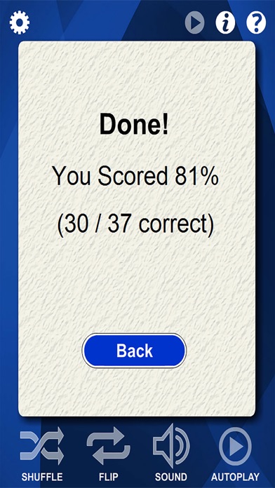 Piano Notes Flash Cards Screenshot