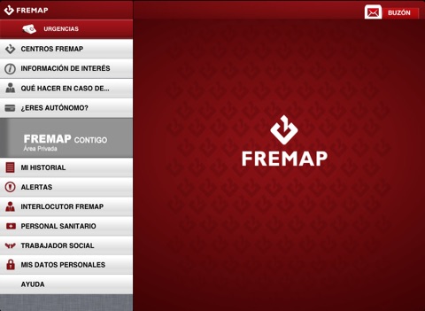 FREMAP Contigo tablet screenshot 2