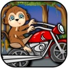 A Monkey Bicycle Jump Race - Cute Animal Speedy Sport Mania Game FREE