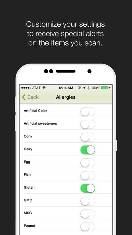 Healthy Diet & Gluten Free, Allergy, GMO Scanner