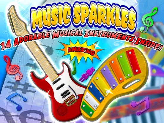 Music Sparkles iPad app afbeelding 1