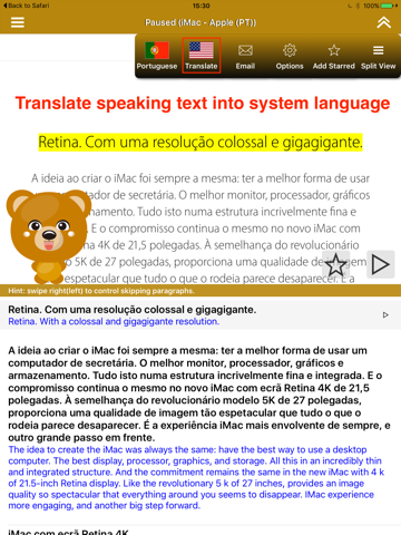 SpeakPortuguese 2 (10 Portuguese TTS) screenshot 3