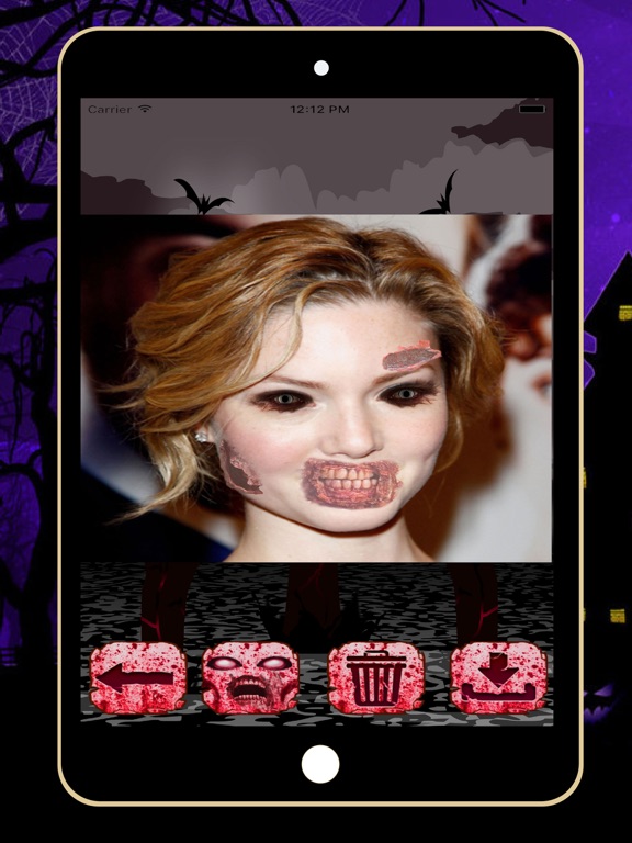 Screenshot #4 pour Make A Zombie - Scary Zombie Booth Make-Up Face