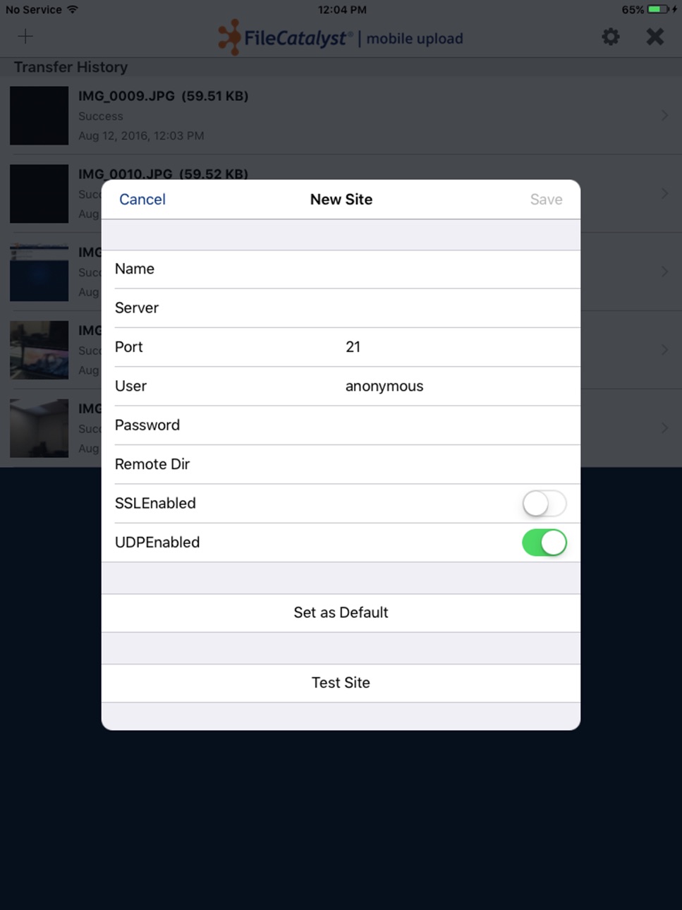 iPad screenshot