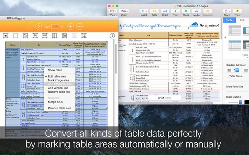 Screenshot #1 pour PDF to MS Office iWork Suite