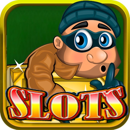 Thief Man Slots Machine with Automatic Spin to Big Win & Mega Coins icon