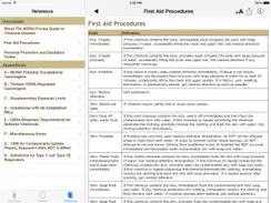 Chemical Hazards Pocket Guide iPad image 1